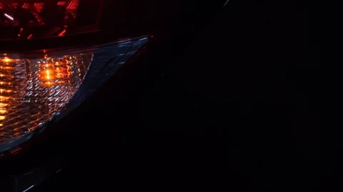 Car Indicator Lights Stock Footage 100243941