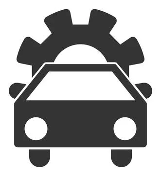 Car Industry Vector Icon Flat Illustration Stock Illustration
