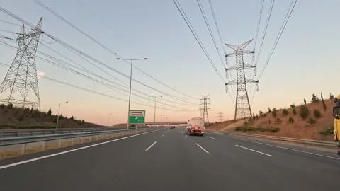 Car Inside Drive On The Autobahn Time Warp Ambience Stock Footage 339934321