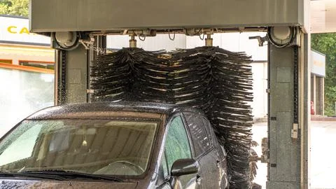 Car inside the tunnel Stock Photos