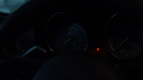 Car instrument panel 스톡 동영상 86396454