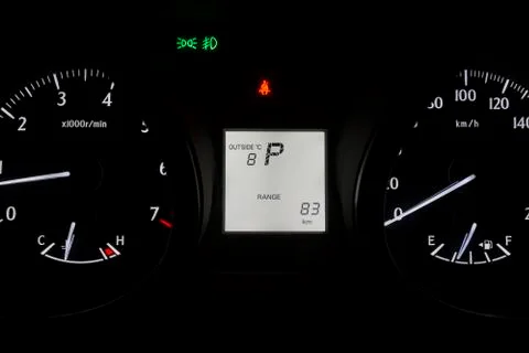 Car instrument panel Stock Photos