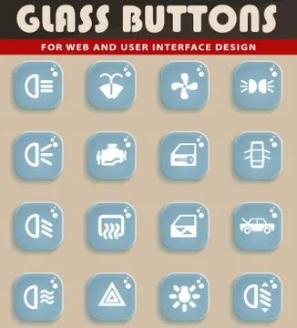 Car interface sign Stock Illustration