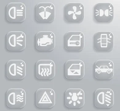 Car interface sign Stock Illustration