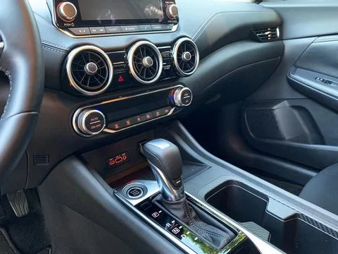 Car interior and console Stock Photos