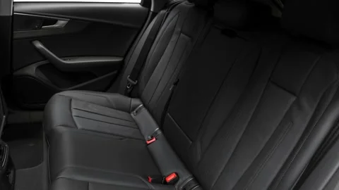 Car interior with back seats  2017 Audi A4 allroad Premium 2.0 TFSI Stock Footage 159928693