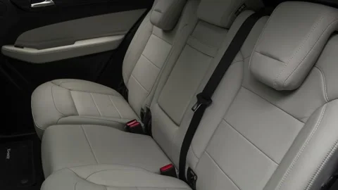 Car interior with back seats  2018 Mercedes-Benz GLE-Class AMG GLE 43 Stock Footage 159977548