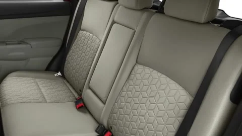 Car interior with back seats  2020 Mitsubishi Outlander Sport ES 2.0 Stock Footage 160090976