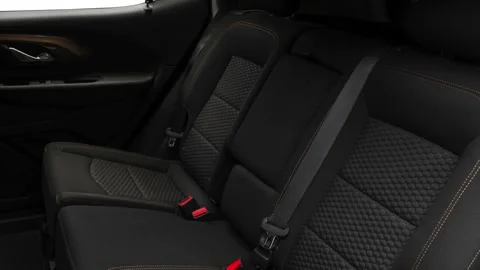 Car interior with back seats and seatbelts  2018 GMC Terrain SLE Stock Footage 159963009