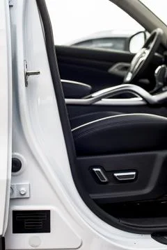 Car interior is blurred Stock Photos