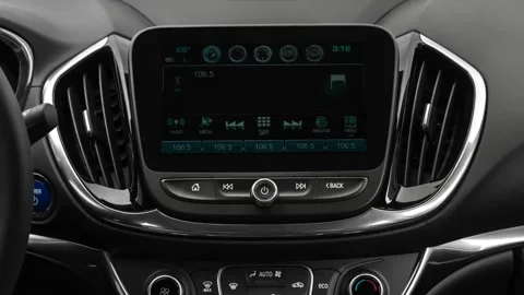 Car interior with board and build in radio  2018 Chevrolet Volt Premier Stock Footage 159996100