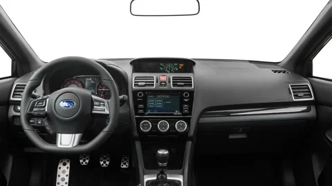 Car interior with board and steering wheel  2017 Subaru WRX Base Stock Footage 159882222