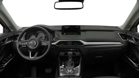 Car interior with board and steering wheel  2018 BMW 4-series 440i Gran Coupe Stock Footage 159936637