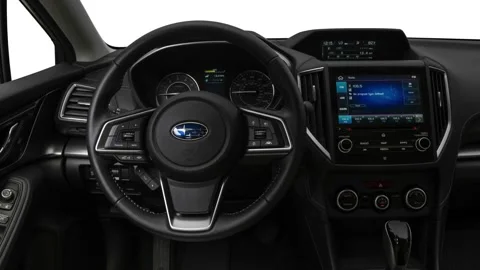Car interior with board and steering wheel 2019 Subaru Impreza 2.0i Limited Stock Footage 160016501