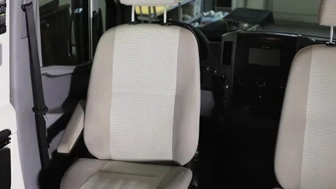 Car interior cleaning, interior cleaning, car cleaning, car interior care Stock Footage 266441433
