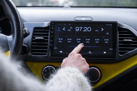 Car interior. close - up Stock Photos