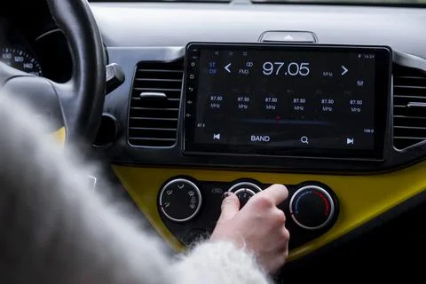 Car interior. close - up Stock Photos