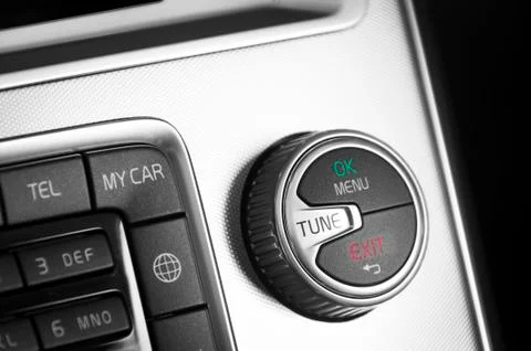 Car interior control panel Stock Photos