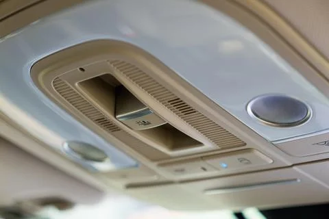 Car interior control panel vehicle cabin modern design eye-level functional.. 写真素材