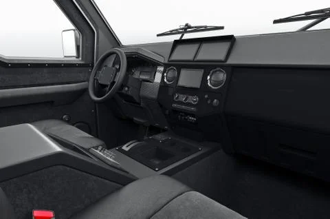 Car interior dashboard leather Stock-Illustration