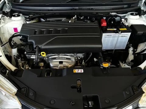 Car interior design basic or important and necessary of gas engine Foto stock