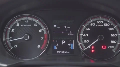 Car interior design dashboard Stock Footage 158964140