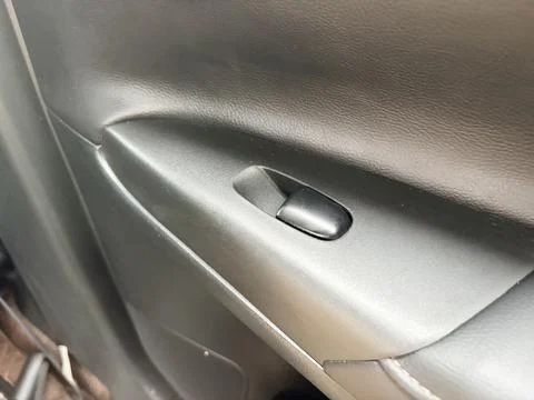 Car Interior Door Panel with Window Control Button 스톡 사진