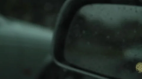 Car interior during the rain Stock Footage 46807084