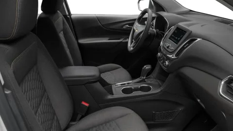 Car interior with front seats and board wide shot 2018 Chevrolet Equinox LT Stock Footage 159940165