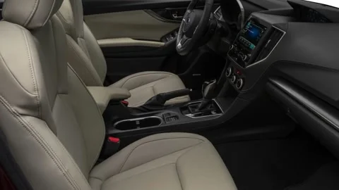 Car interior with front seats and board 2018 Subaru Impreza 2.0i Limited Stock Footage 159962326