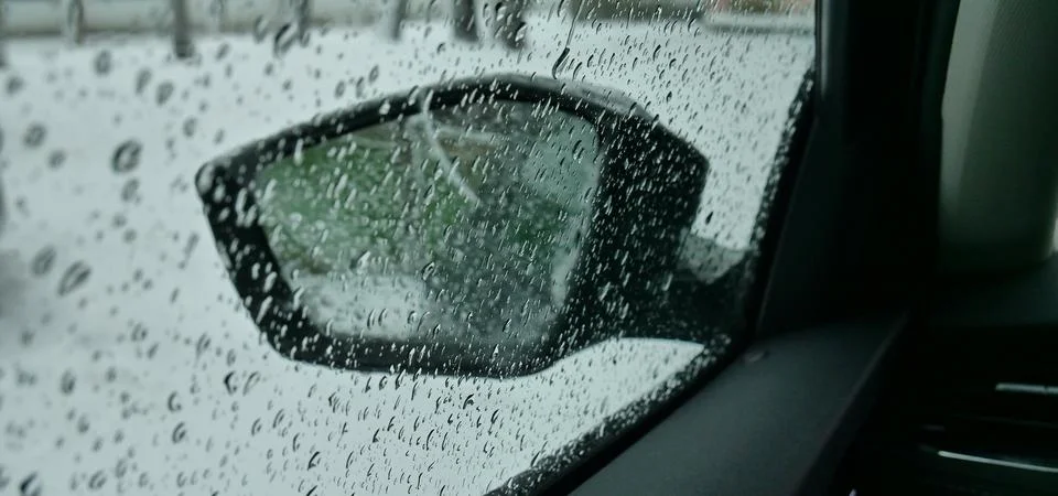 Car interior heating effect Stock Photos