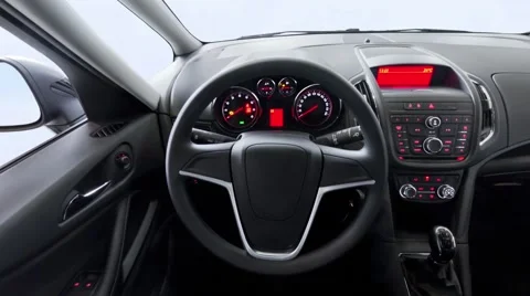 Car interior panoramic shot Stock Footage 62340073