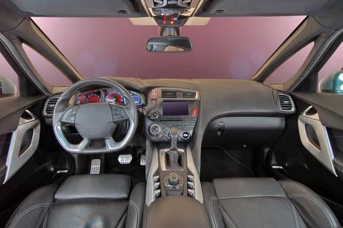 Car interior Fotos Stock
