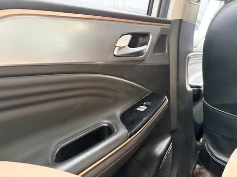 Car Interior Rear Door Panel with Window Control Button Stock-Fotos