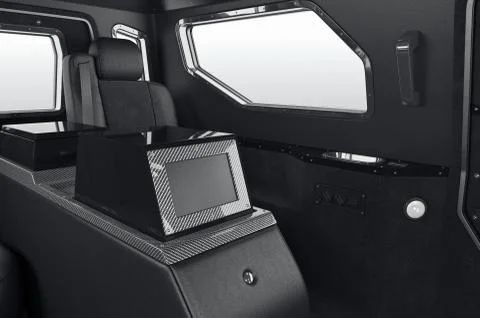 Car interior seat Illustrazione stock