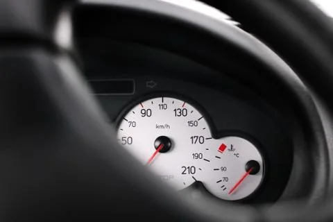 Car Interior. speedometer Stock Photos