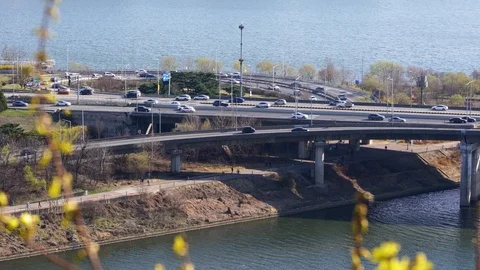 Car Intersection Vídeo Stock 105902245