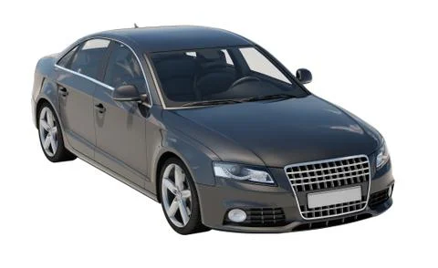Car isolated Stock Illustration