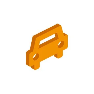 Car for Isometric world eps Stock-Illustration