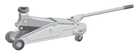 Car Jack Stock Illustration