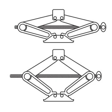 Car jack Stock Illustration