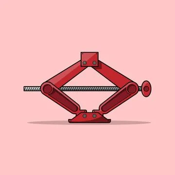 Car Jack Stock Illustration