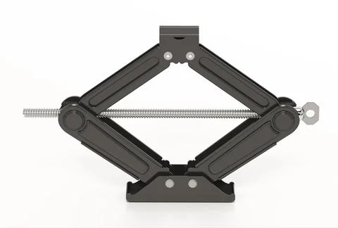Car jack isolated on white background. 3D illustration Stock Illustration