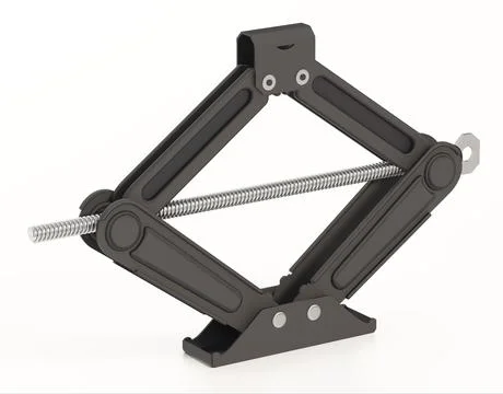 Car jack isolated on white background. 3D illustration Stock Illustration