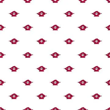 Car jack pattern repeating on white background Stock Illustration