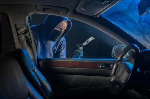 Car jacker Stock Photos