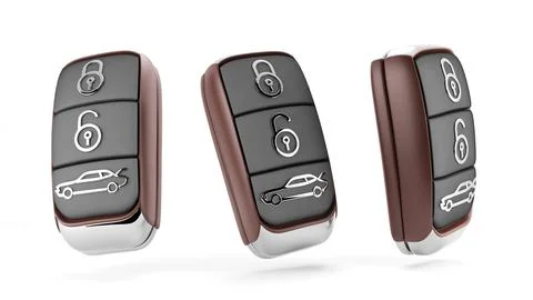 Car key 3d render illustration Stock Illustration