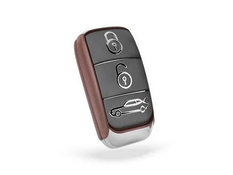 Car key 3d vector render illustration icon Stock Illustration