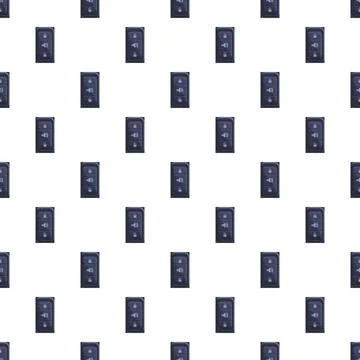 Car key fobs creating seamless pattern background Stock Illustration