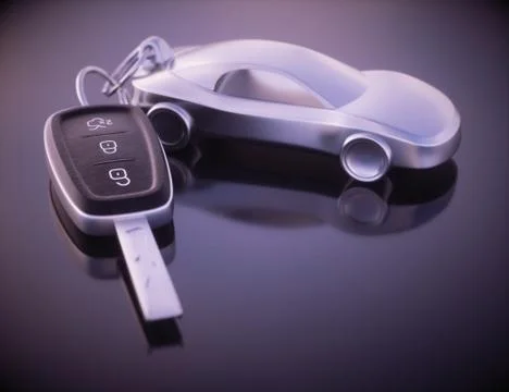 Car Key Holder Stock Illustration